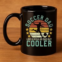 Soccer Dad Funny Soccer Player & Fan Father's Day Gift 11oz C Handle Ceramic Mug