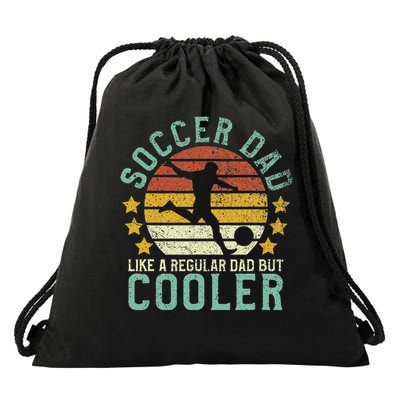 Soccer Dad Funny Soccer Player & Fan Father's Day Gift Drawstring Bag