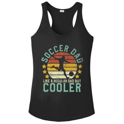 Soccer Dad Funny Soccer Player & Fan Father's Day Gift Ladies PosiCharge Competitor Racerback Tank