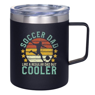 Soccer Dad Funny Soccer Player & Fan Father's Day Gift 12oz Stainless Steel Coffee Mug