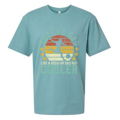 Soccer Dad Funny Soccer Player & Fan Father's Day Gift Sueded Cloud Jersey T-Shirt