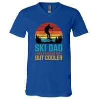 Ski Dad | Funny Skier & Skiing Lover Gift For Men V-Neck T-Shirt