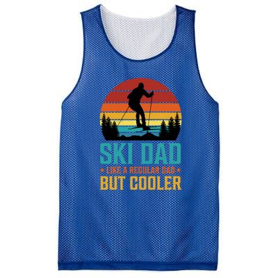 Ski Dad | Funny Skier & Skiing Lover Gift For Men Mesh Reversible Basketball Jersey Tank