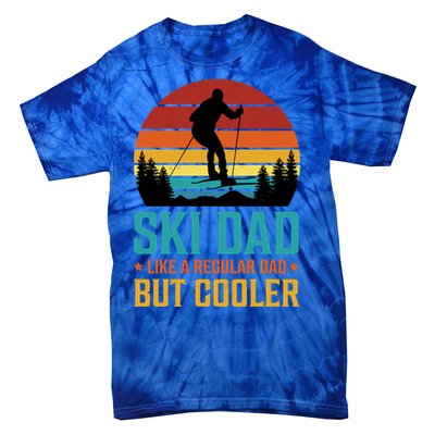 Ski Dad | Funny Skier & Skiing Lover Gift For Men Tie-Dye T-Shirt