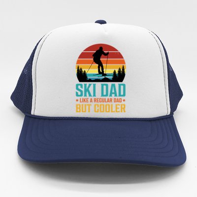 Ski Dad | Funny Skier & Skiing Lover Gift For Men Trucker Hat