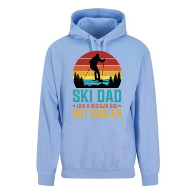 Ski Dad | Funny Skier & Skiing Lover Gift For Men Unisex Surf Hoodie