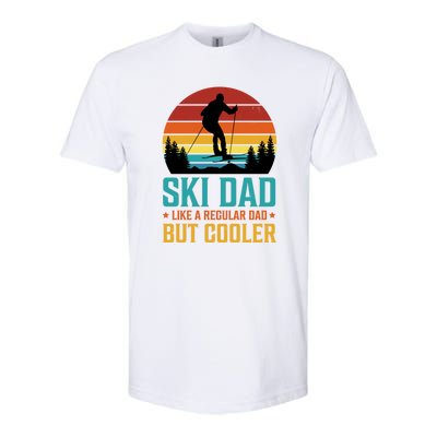 Ski Dad | Funny Skier & Skiing Lover Gift For Men Softstyle CVC T-Shirt