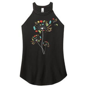 Sewing Dandelion Flowers Quilting Women's Perfect Tri Rocker Tank