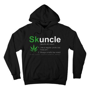 Skuncle Definition Funny Weed Pot Cannabis Marijuana Uncle Hoodie