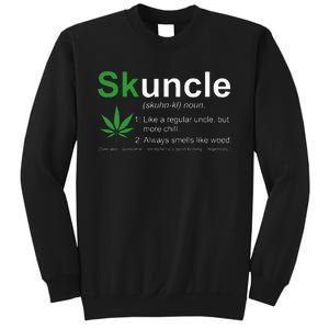 Skuncle Definition Funny Weed Pot Cannabis Marijuana Uncle Sweatshirt