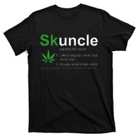 Skuncle Definition Funny Weed Pot Cannabis Marijuana Uncle T-Shirt