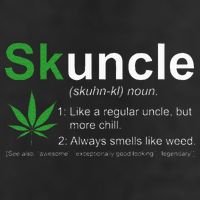 Skuncle Definition Funny Weed Pot Cannabis Marijuana Uncle Adult Drive Performance Visor