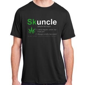 Skuncle Definition Funny Weed Pot Cannabis Marijuana Uncle Adult ChromaSoft Performance T-Shirt