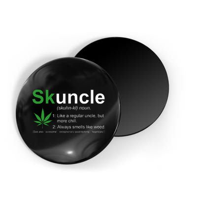Skuncle Definition Funny Weed Pot Cannabis Marijuana Uncle Magnet