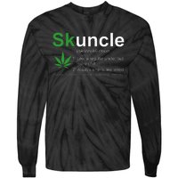 Skuncle Definition Funny Weed Pot Cannabis Marijuana Uncle Tie-Dye Long Sleeve Shirt