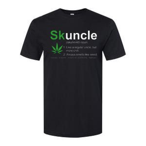 Skuncle Definition Funny Weed Pot Cannabis Marijuana Uncle Softstyle CVC T-Shirt