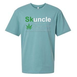 Skuncle Definition Funny Weed Pot Cannabis Marijuana Uncle Sueded Cloud Jersey T-Shirt