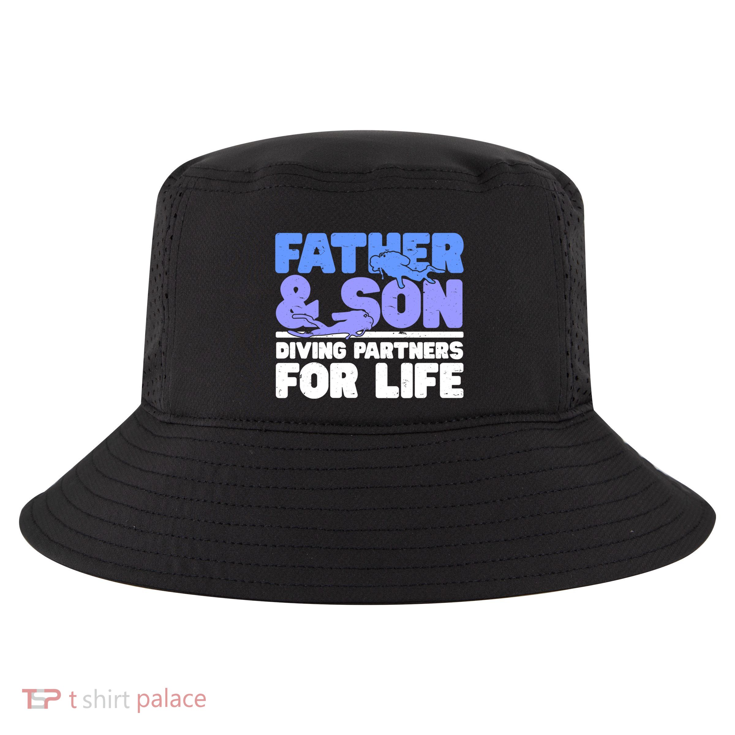 Scuba Diving Father And Son Diving Partners For Life Gift Cool Comfort Performance Bucket Hat