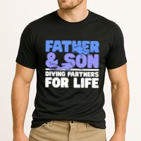 Scuba Diving Father And Son Diving Partners For Life Gift Cooling Performance Crew T-Shirt