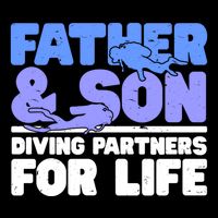 Scuba Diving Father And Son Diving Partners For Life Gift Cooling Performance Crew T-Shirt