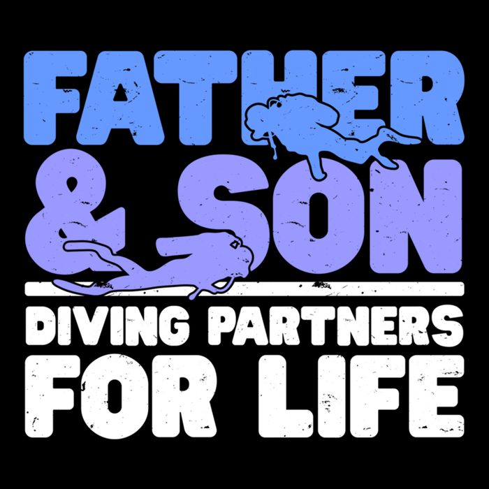 Scuba Diving Father And Son Diving Partners For Life Gift Cooling Performance Crew T-Shirt
