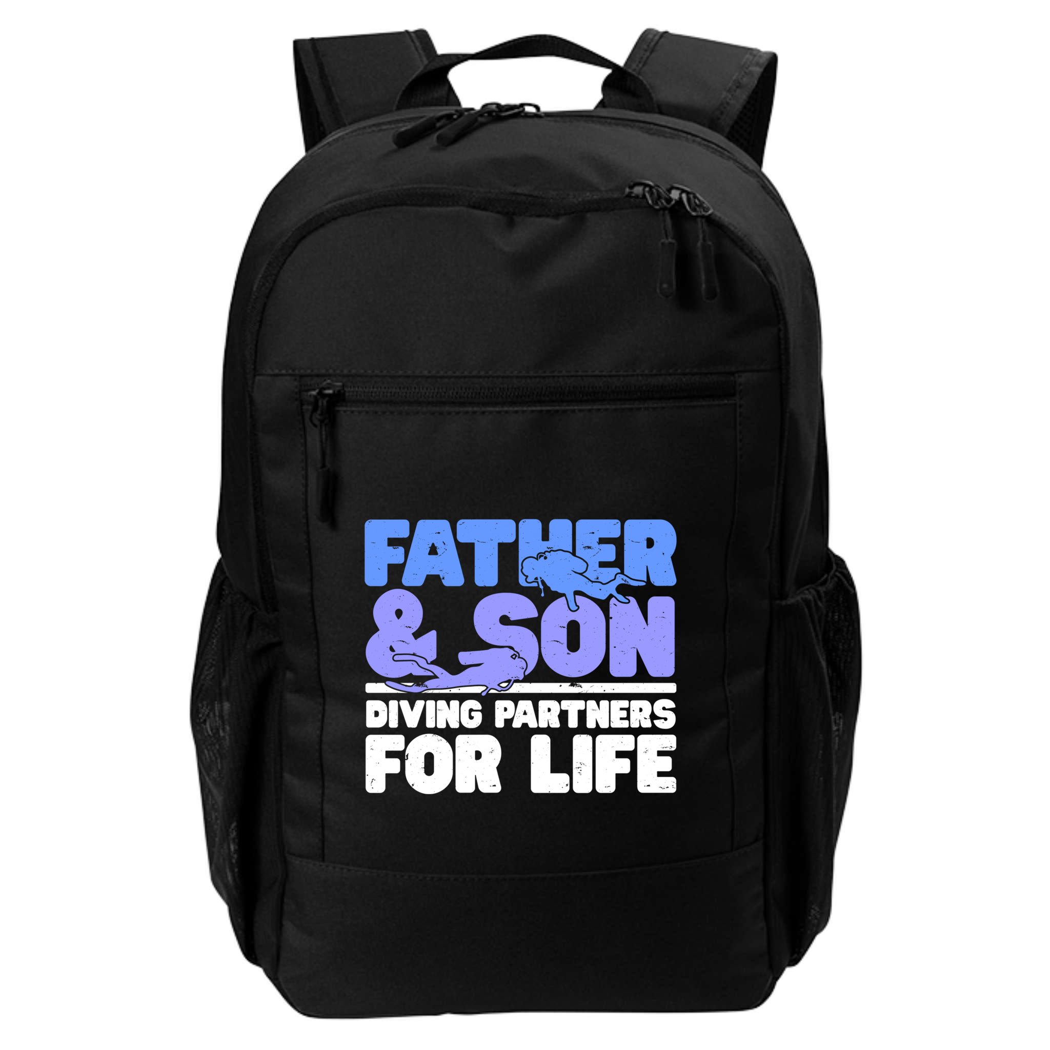 Scuba Diving Father And Son Diving Partners For Life Gift Backpack