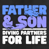 Scuba Diving Father And Son Diving Partners For Life Gift 11oz C Handle Ceramic Mug