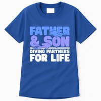 Scuba Diving Father And Son Diving Partners For Life Gift Tall T-Shirt