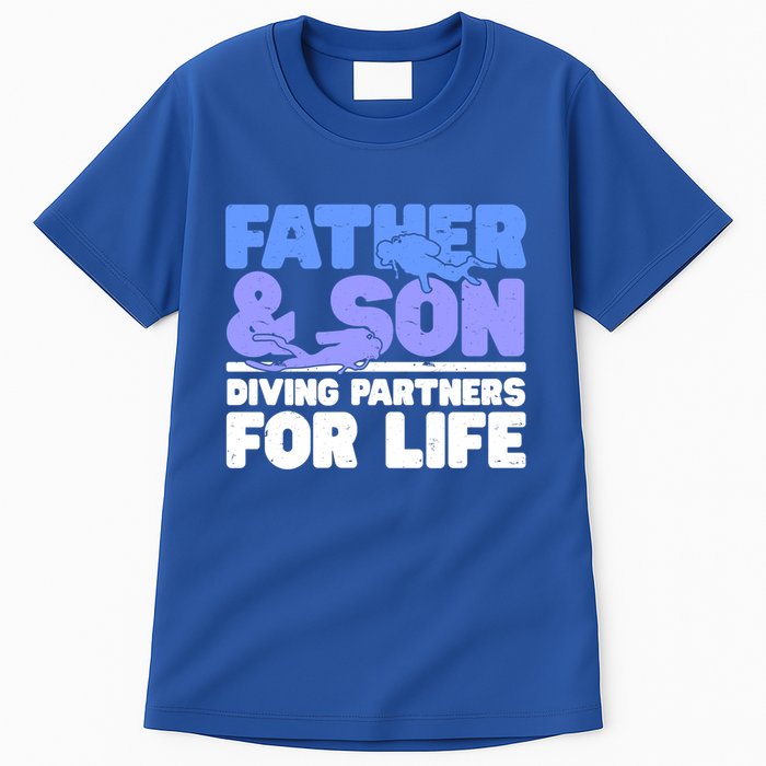 Scuba Diving Father And Son Diving Partners For Life Gift Tall T-Shirt