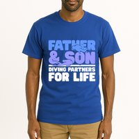 Scuba Diving Father And Son Diving Partners For Life Gift Tall T-Shirt