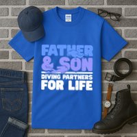 Scuba Diving Father And Son Diving Partners For Life Gift Tall T-Shirt