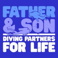 Scuba Diving Father And Son Diving Partners For Life Gift Tall T-Shirt