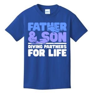 Scuba Diving Father And Son Diving Partners For Life Gift Kids T-Shirt