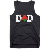 Strawberry Dad Fruit Lover Fruitarian Father's Day Berry Tank Top