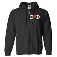 Strawberry Dad Fruit Lover Fruitarian Father's Day Berry Full Zip Hoodie