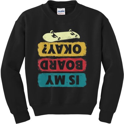 Skateboarding Design For Skater Skateboard Boys Girls Kids Sweatshirt