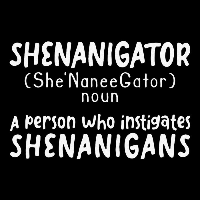 Shenanigator Definition Funny Saint Patrick Day Shenanigans Sustainable Bucket Hat