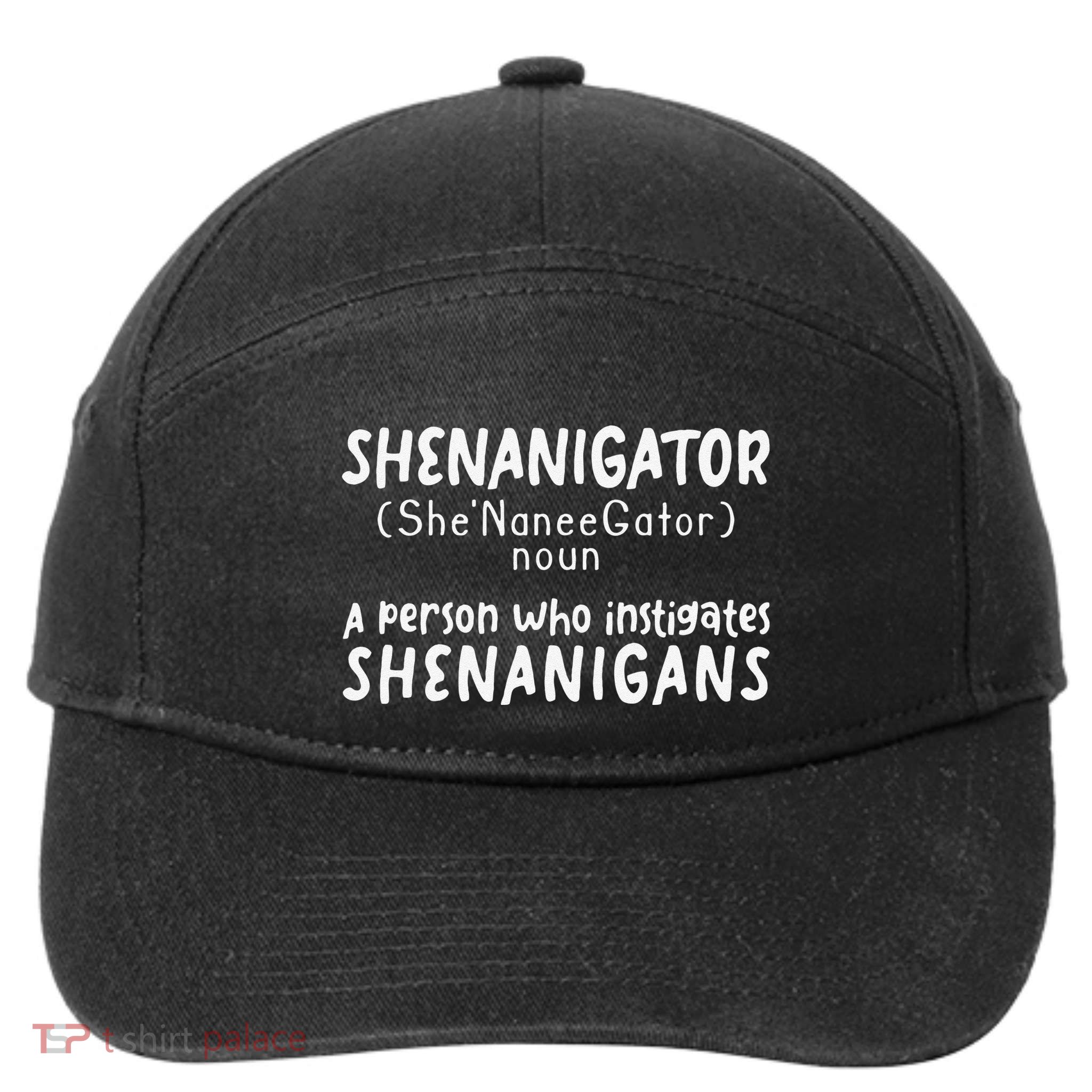 Shenanigator Definition Funny Saint Patrick Day Shenanigans 7-Panel Snapback Hat