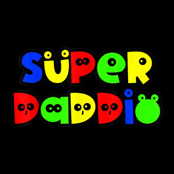 Super Daddio Funny Gamer Dad Fathers Day Video Game Lover Drawstring Bag