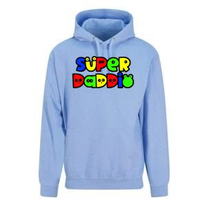 Super Daddio Funny Gamer Dad Fathers Day Video Game Lover Unisex Surf Hoodie