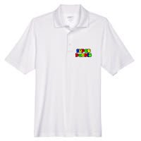 Super Daddio Funny Gamer Dad Fathers Day Video Game Lover Men's Origin Performance Pique Polo