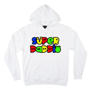 Super Daddio Funny Gamer Dad Fathers Day Video Game Lover Hoodie