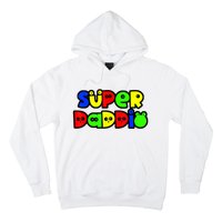 Super Daddio Funny Gamer Dad Fathers Day Video Game Lover Hoodie