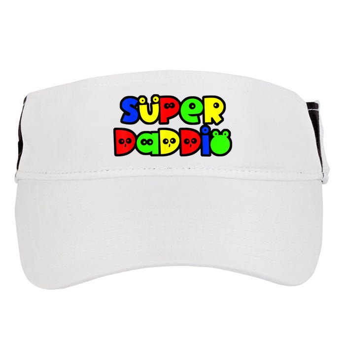Super Daddio Funny Gamer Dad Fathers Day Video Game Lover Adult Drive Performance Visor