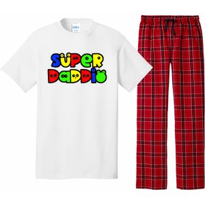 Super Daddio Funny Gamer Dad Fathers Day Video Game Lover Pajama Set