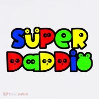 Super Daddio Funny Gamer Dad Fathers Day Video Game Lover Womens T-Shirt