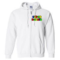 Super Daddio Funny Gamer Dad Fathers Day Video Game Lover Full Zip Hoodie