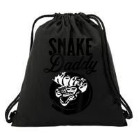 Snake Daddy Father Dad Snake Drawstring Bag