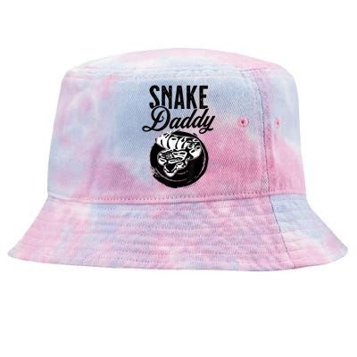 Snake Daddy Father Dad Snake Tie-Dyed Bucket Hat