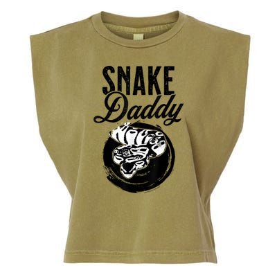 Snake Daddy Father Dad Snake Garment-Dyed Women's Muscle Tee